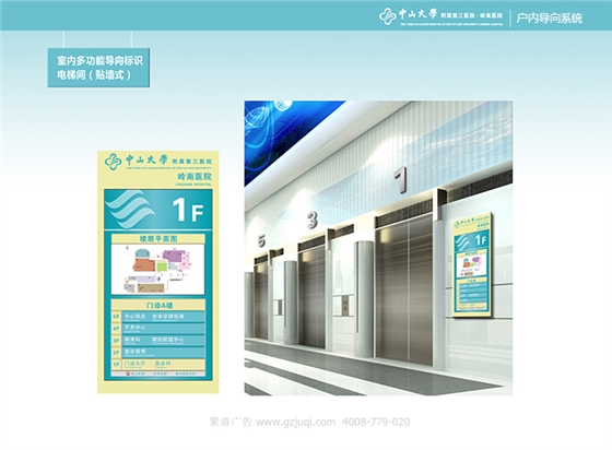 廣州醫院標識導視系統設計的分類與使用-標識導視設計公司|聚奇廣告